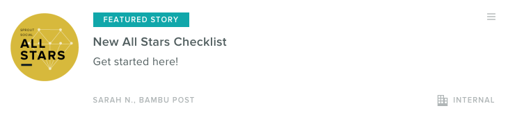 New All Stars Checklist Story in Bambu