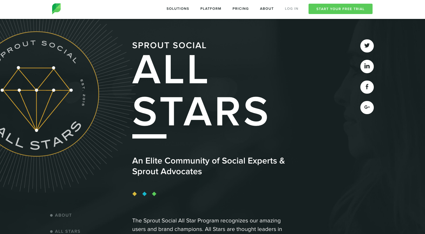 All Stars Webpage