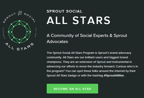 Sprout social all stars